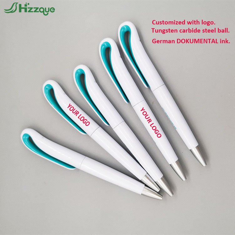 Manufacturer Wholesale Multi-colour Personalized 1.00mm Plastic Ballpoint Pen With Custom Logo