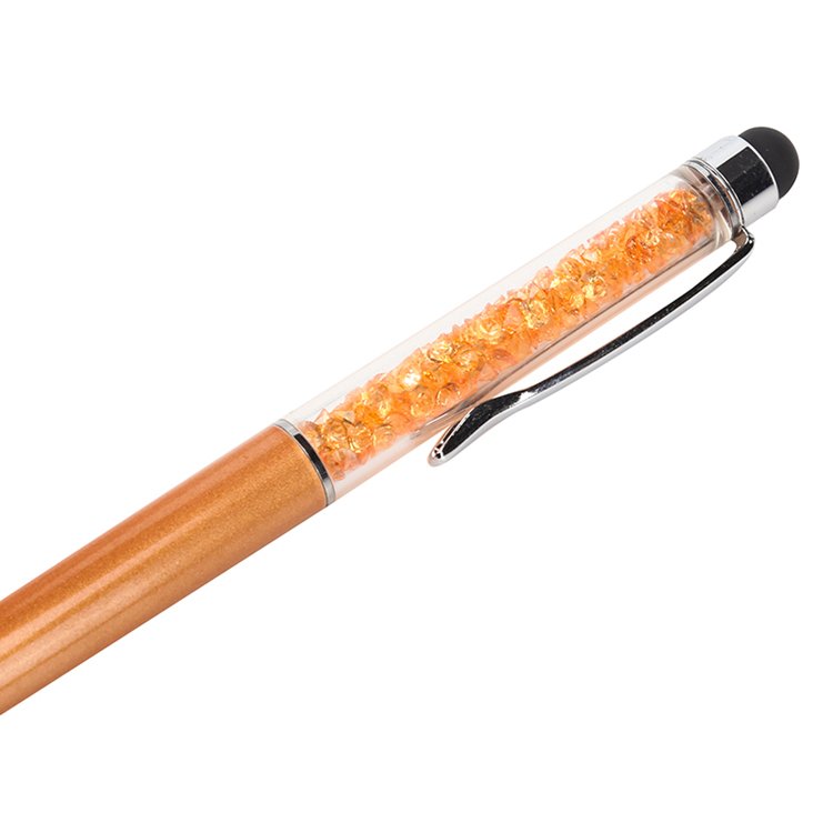 Diamond Ballpoint Pen With Logo School Suppliers Promotion Crystal Stylus pen