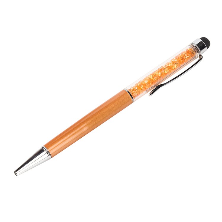 Diamond Ballpoint Pen With Logo School Suppliers Promotion Crystal Stylus pen
