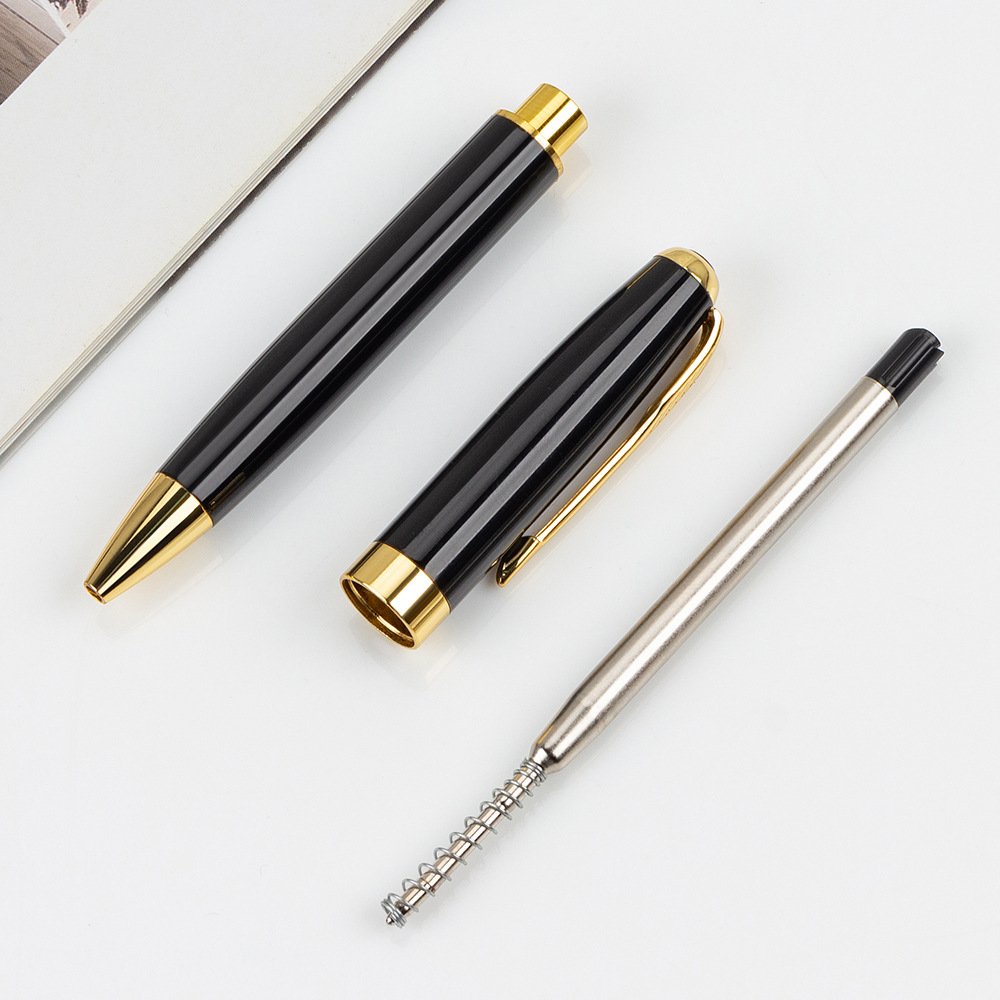 Black Silver Parker Metal Luxury Logo Metal Office & School ballpoint Pen