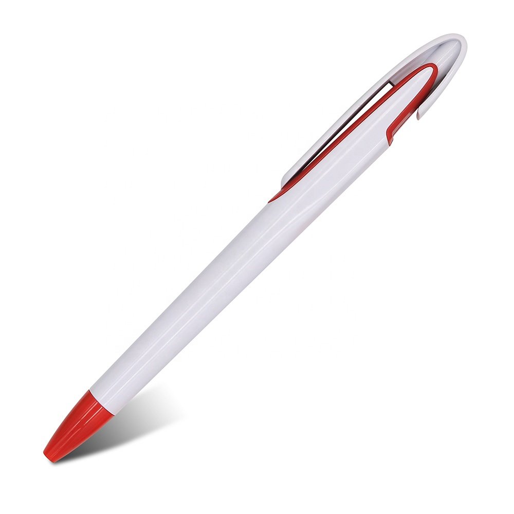 Cheap Plastic Items big clip promotional pen logo promotional ballpoint pen
