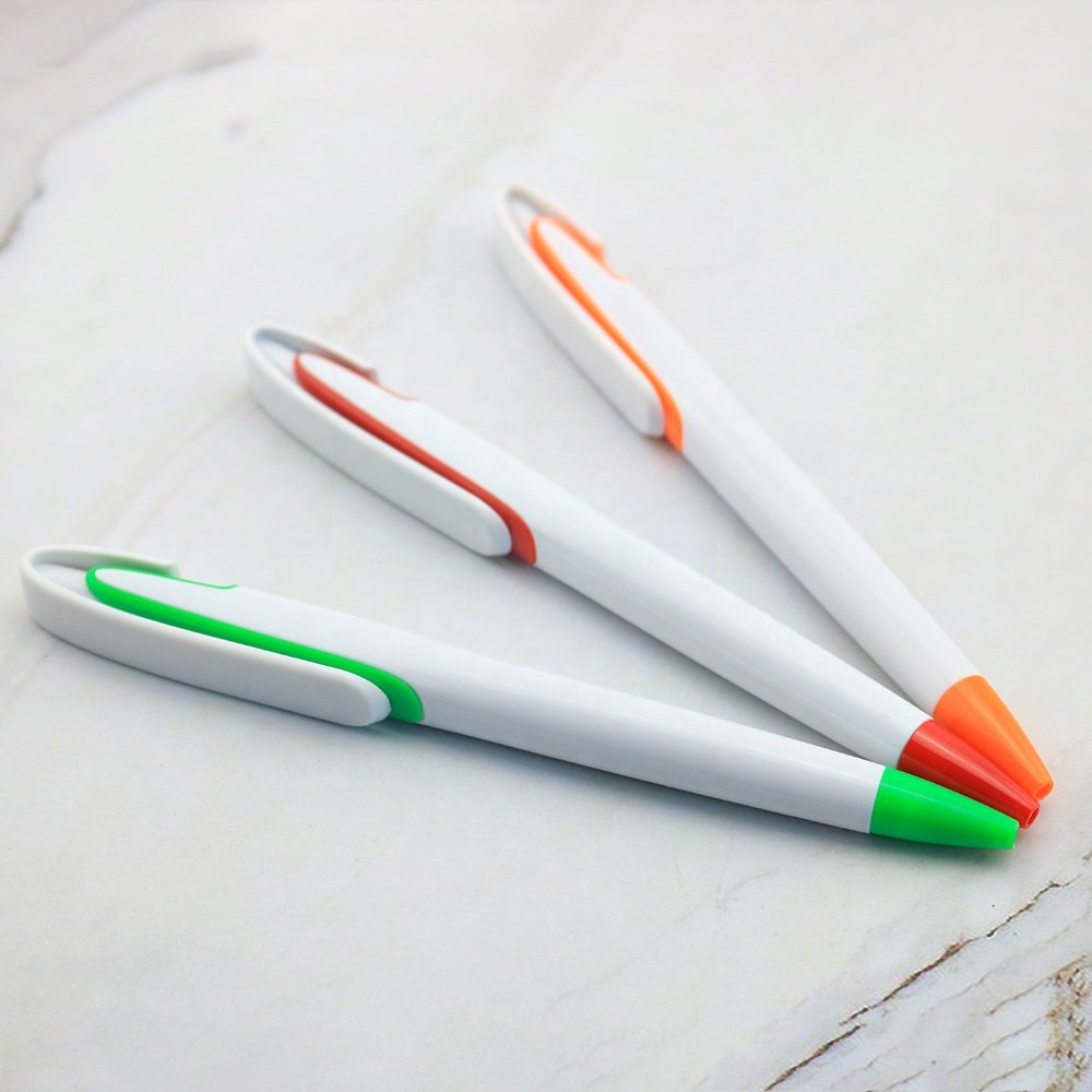 Cheap Plastic Items big clip promotional pen logo promotional ballpoint pen