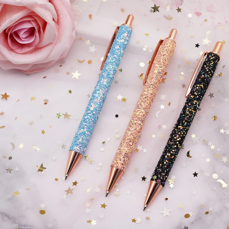 promotional high quality metal ball pen with PU material surface