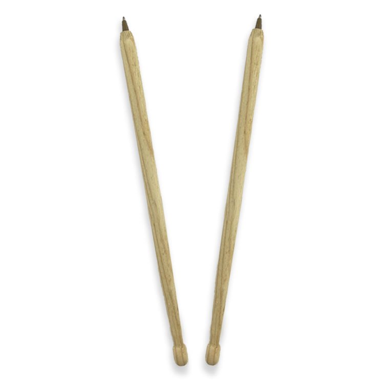 The latest style maple drumstick advertising Gift Ballpoint pen accept custom carved personalized LOGO maple wood pen