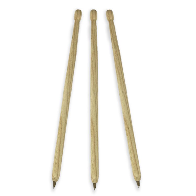 The latest style maple drumstick advertising Gift Ballpoint pen accept custom carved personalized LOGO maple wood pen