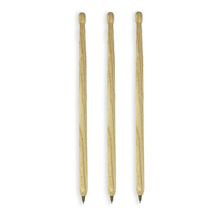The latest style maple drumstick advertising Gift Ballpoint pen accept custom carved personalized LOGO maple wood pen
