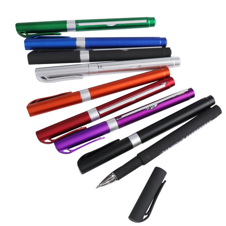 Longorgeous Advertising Ballpoint Pens With Pull Out Paper Promotional Pen With Custom Logo Plastic Pen