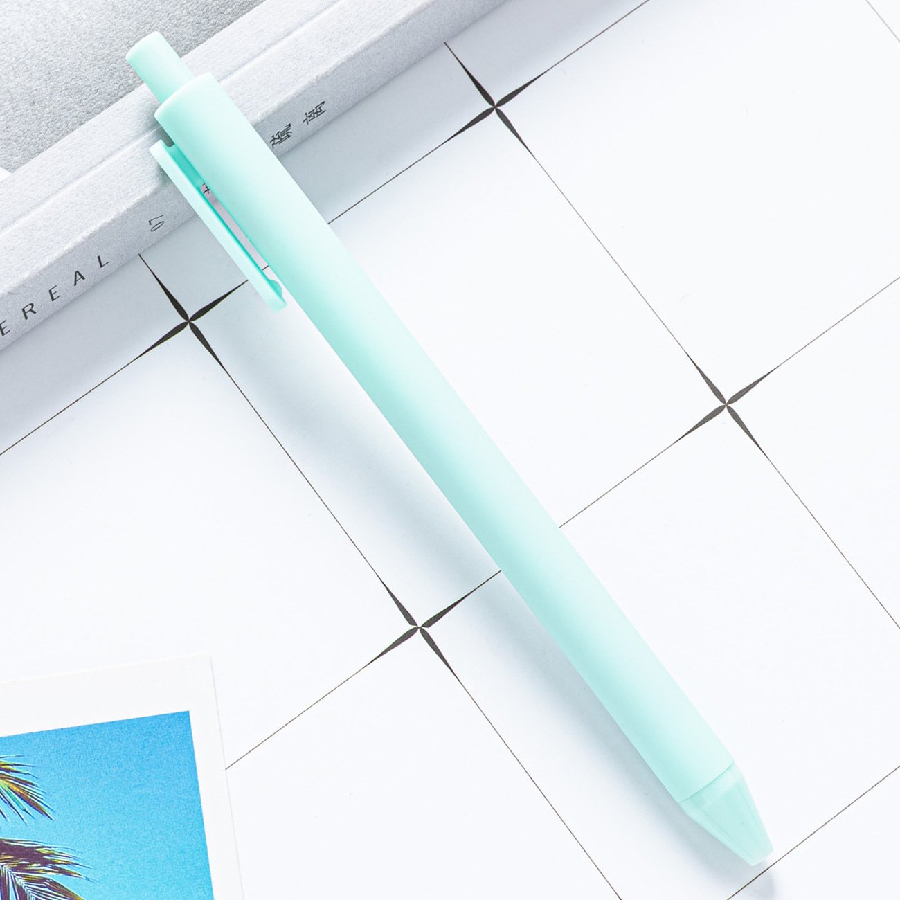 Custom Promotional Cozy Soft Touch plastic body Gel Ink ball pen business multi-colored stationary ballpoint Pen With Logo