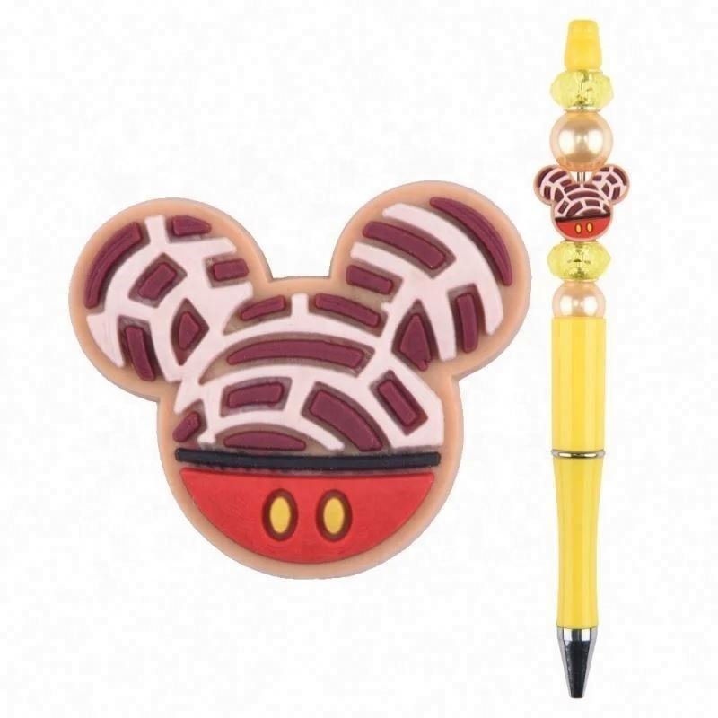 wholesale silicone FERXXO Bead Pens Decorative mermaid bead Pens Gift diy Charms Ballpoint Pens