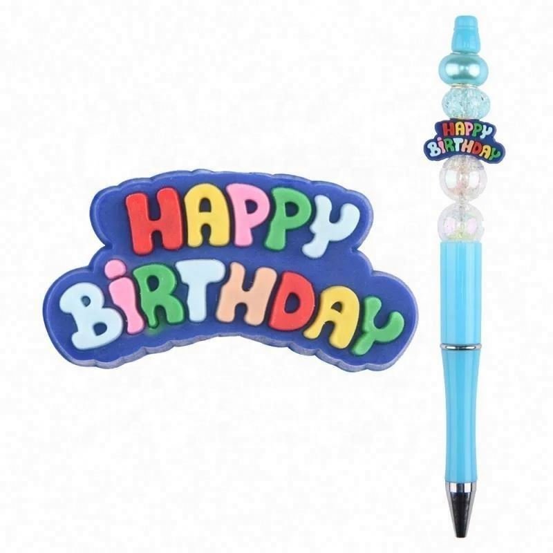 wholesale silicone FERXXO Bead Pens Decorative mermaid bead Pens Gift diy Charms Ballpoint Pens