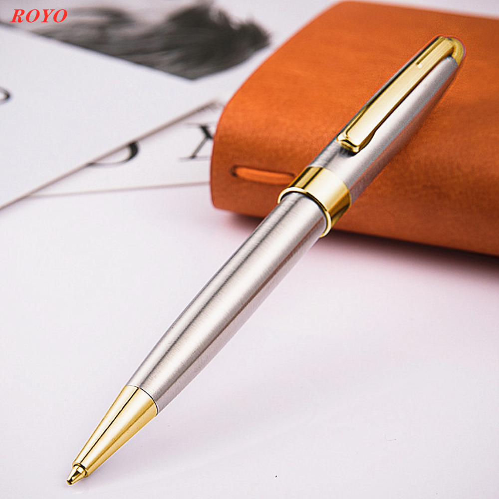 Factory Manufacture High Quality Business Twisted Ballpen Advertising Promotional Gift Metal Ballpoint Pen With Custom Logo