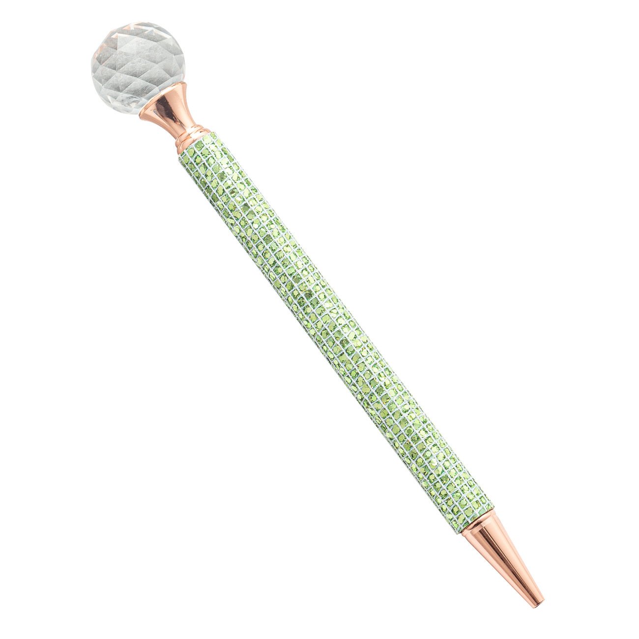 Popular Weeding Gift Metal Pen Whole Sequin Bing Body Promotion Top Big Crystal Diamond Ballpoint Pen