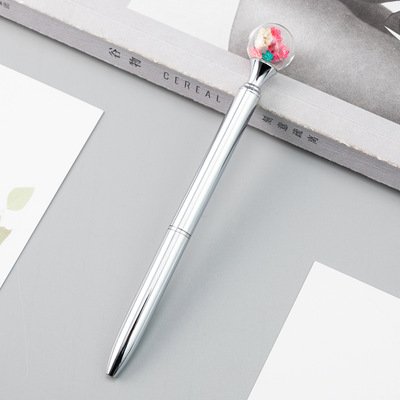 NEW DESIGN INS Novelty Fancy Flower Ballpoint Pen Cute Metal Pen