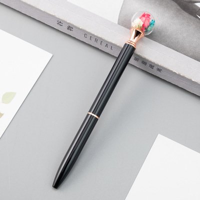 NEW DESIGN INS Novelty Fancy Flower Ballpoint Pen Cute Metal Pen