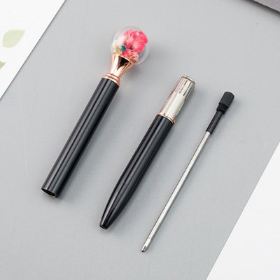 NEW DESIGN INS Novelty Fancy Flower Ballpoint Pen Cute Metal Pen