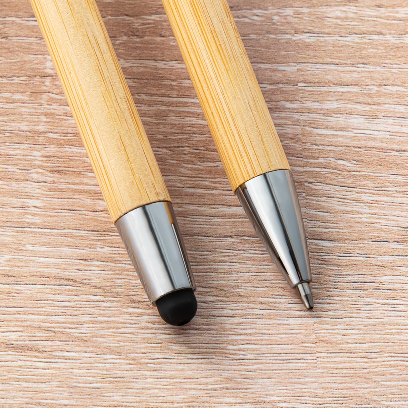 Fast shipping bamboo ballpoint pen set eco-friendly gift pen with paper case box