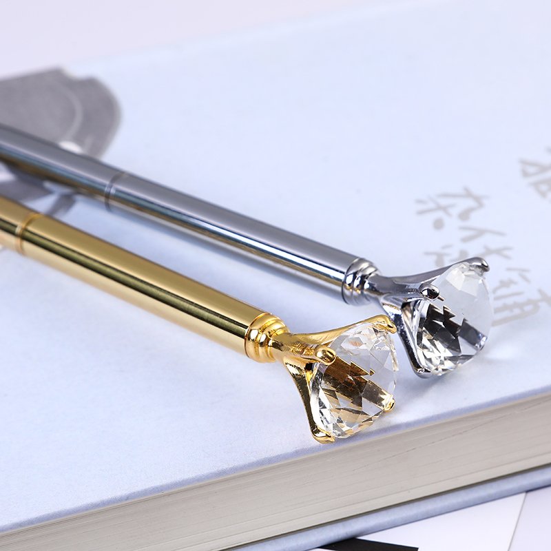 Hot Sale Multicolor Metal Custom Logo Promotional Gift Cheap Diamond Crystal Ball Pen
