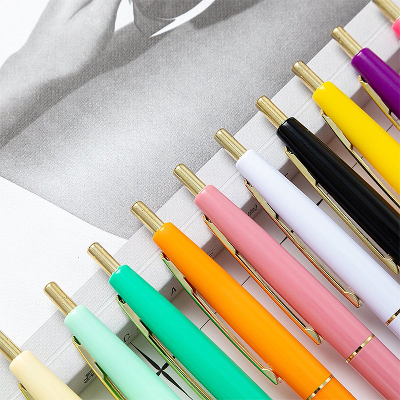 High quality Hot selling luxury metal gold clip hotel ball pen with custom logo plastic ballpoint pen stylo promotional pens