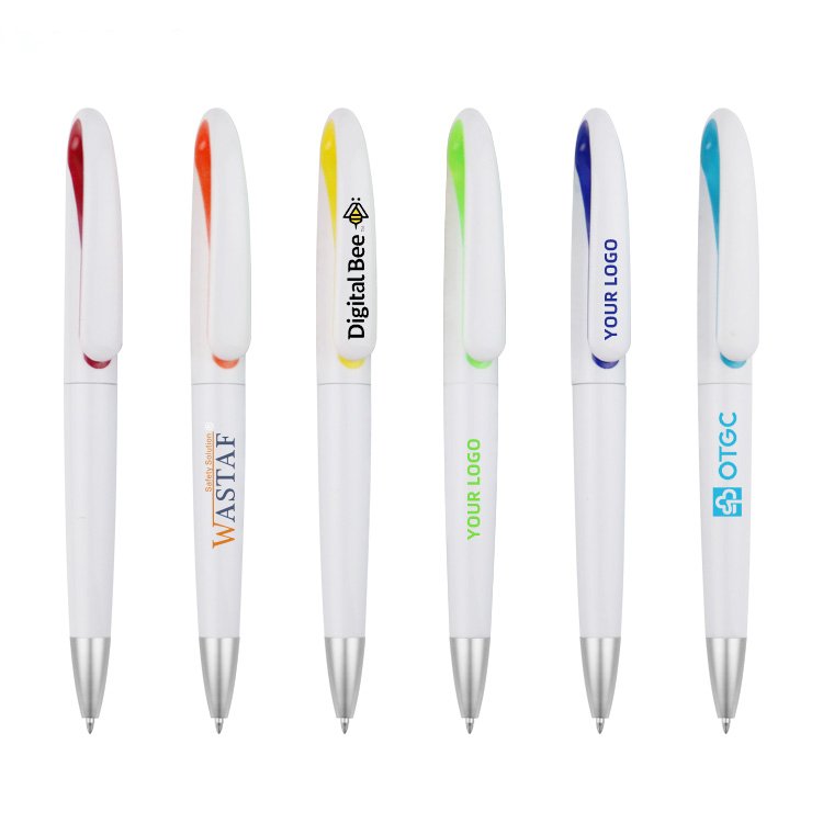 Advertising UV printed and sublimated high quality plastic ballpoint pen with custom logo