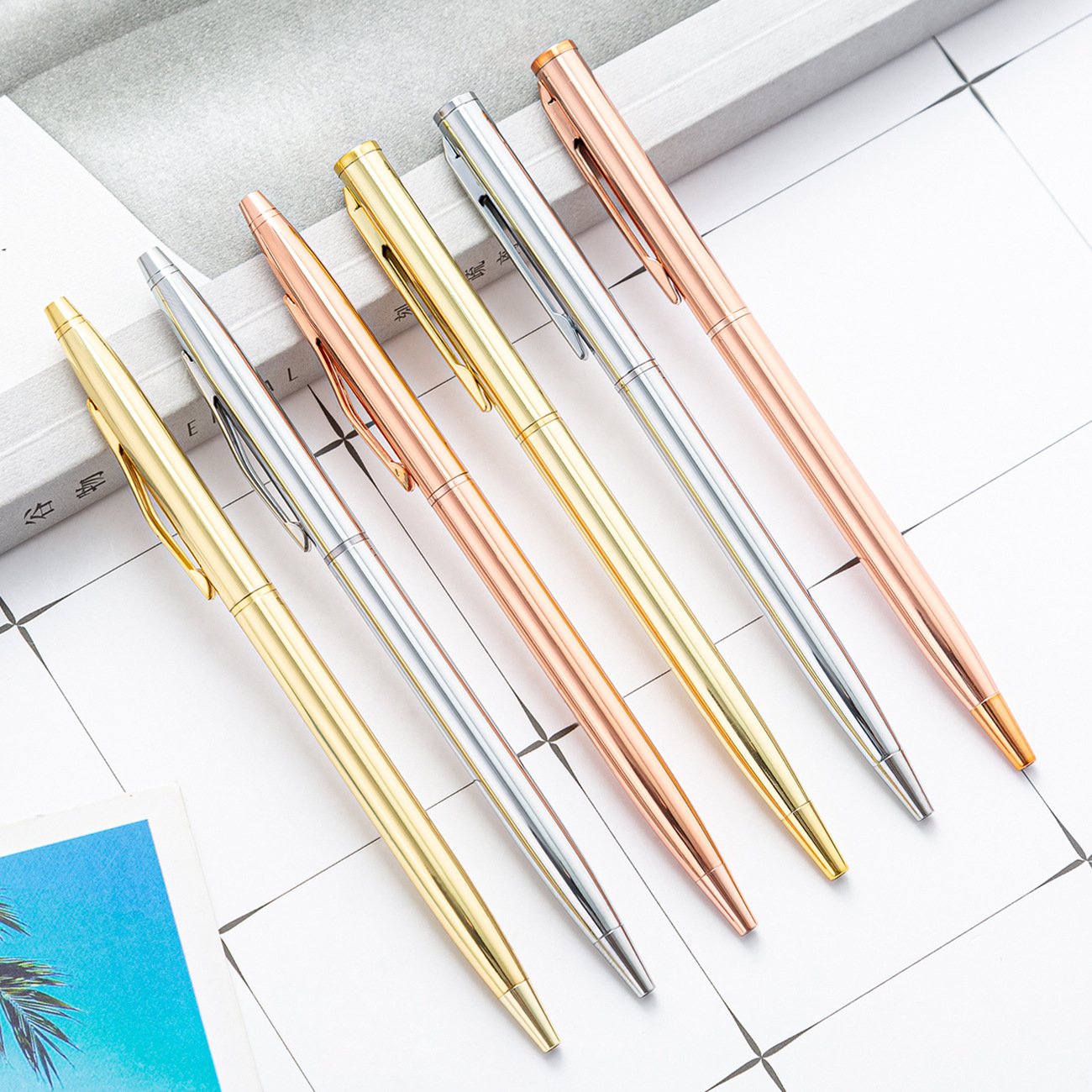 Promotional Ballpoint Pen with Custom Logo Advertising Metal Ballpoint Pens