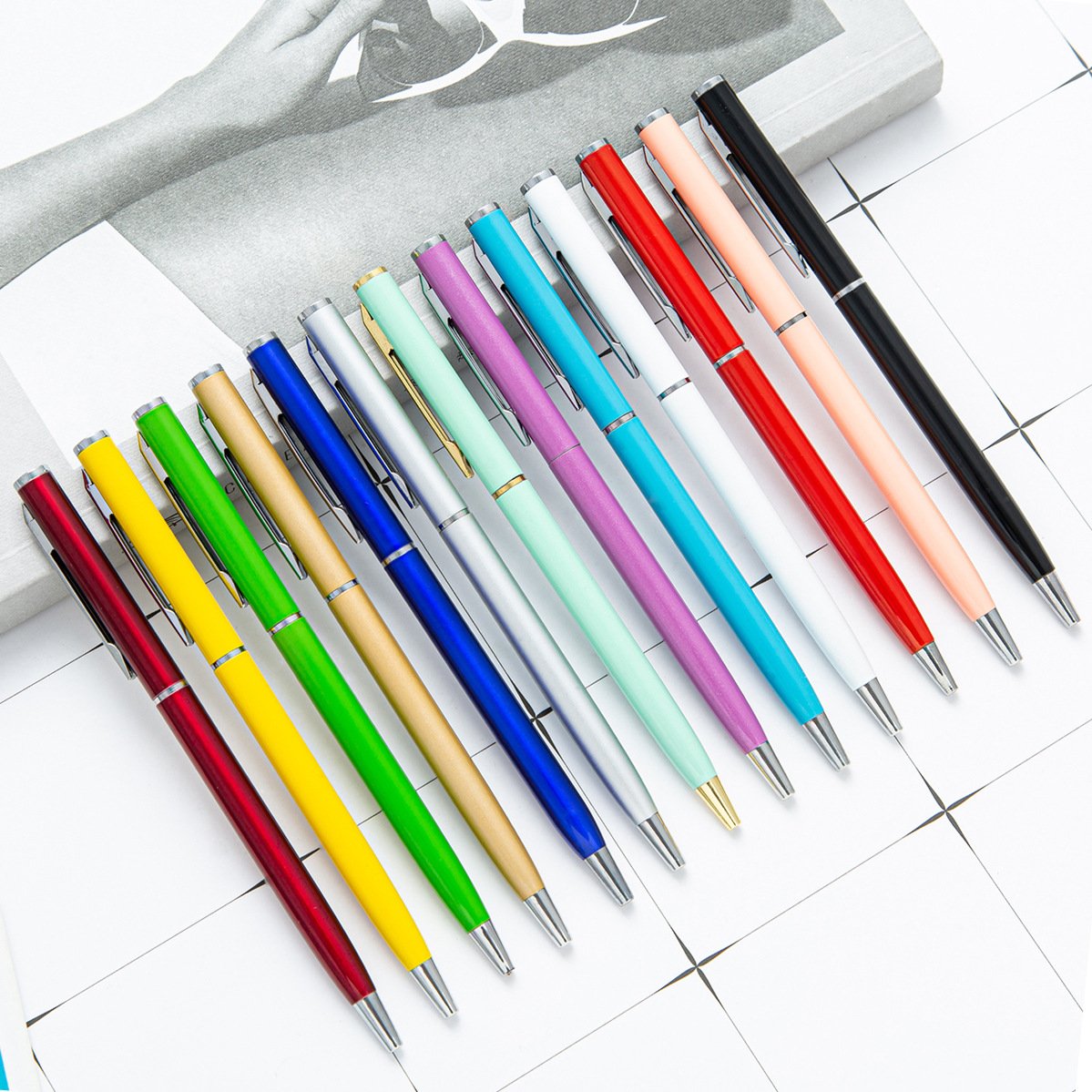 Promotional Ballpoint Pen with Custom Logo Advertising Metal Ballpoint Pens