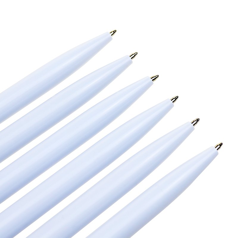 BECOL Wholesale Simple Design Advertising Ball Point Pen Multi Color Click Pen Custom Logo Plastic Ball Pen for Office School
