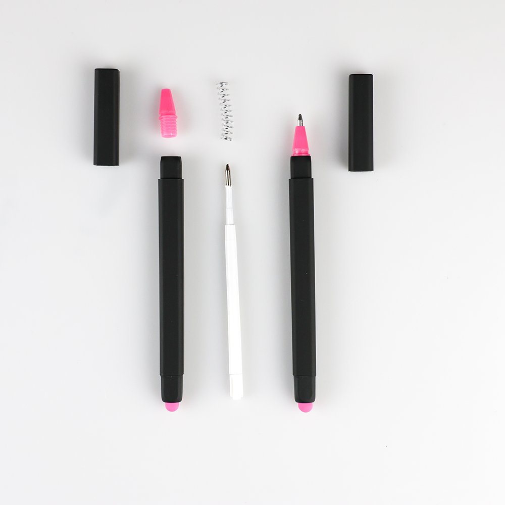 GemFully b2bchina school supplies promotional square pen roller ball pen plastic pen with touch head