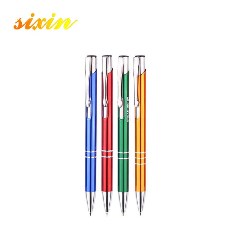 Luxury Promotional Metal Ball Pen With Logo Customized Advertising Ballpoint Pen Engraving Personalized Gift Pen Manufacturer
