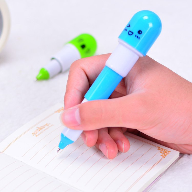 Mini Capsule Pill Pen Promotion Advertising Retractable Plastic Ballpoint Pen
