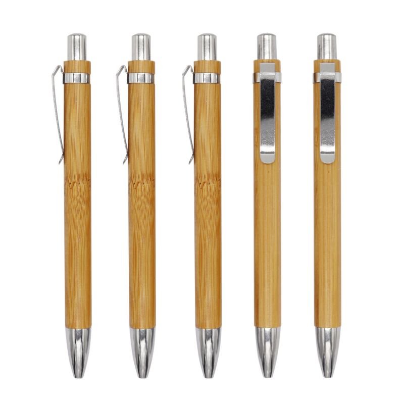 MEGA Wholesale 2024 Hot Sales high quality Eco Friendly bamboo pen for promotion gift with custom logo