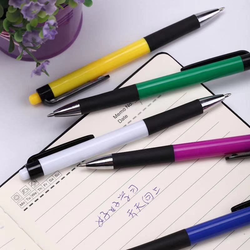 Customized Logo Business Pen with Soft Plastic Touch Screen Ballpoint Pen Office Supplies Plastic Select Ballpoint Pen