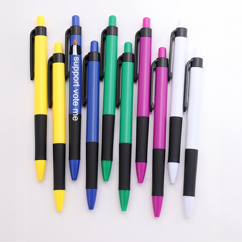 Customized Logo Business Pen with Soft Plastic Touch Screen Ballpoint Pen Office Supplies Plastic Select Ballpoint Pen