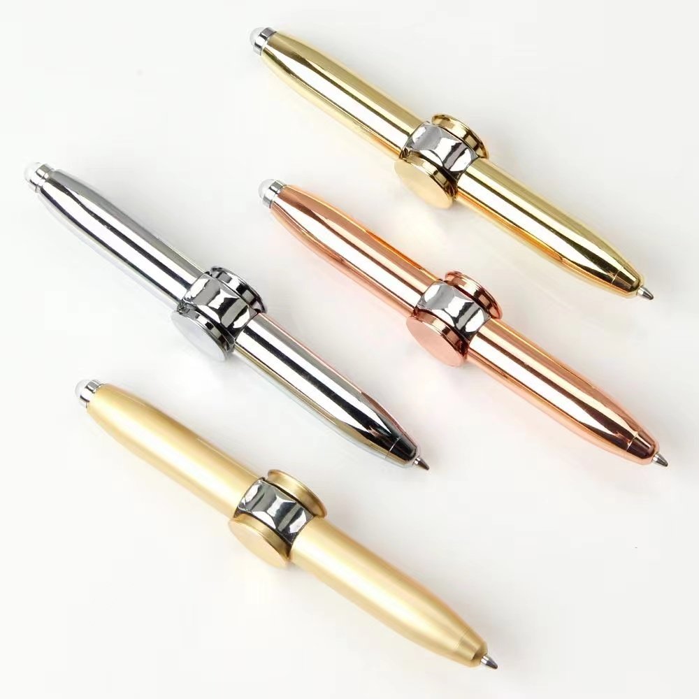 hot selling Multi-Function ballpoint pens stress reliever spin pen good quality new pen