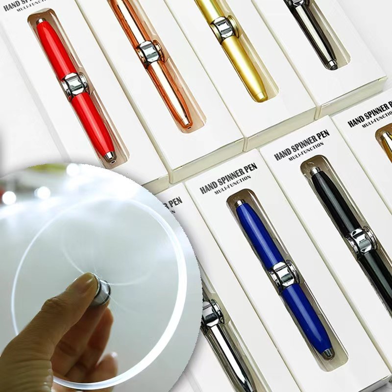 hot selling Multi-Function ballpoint pens stress reliever spin pen good quality new pen