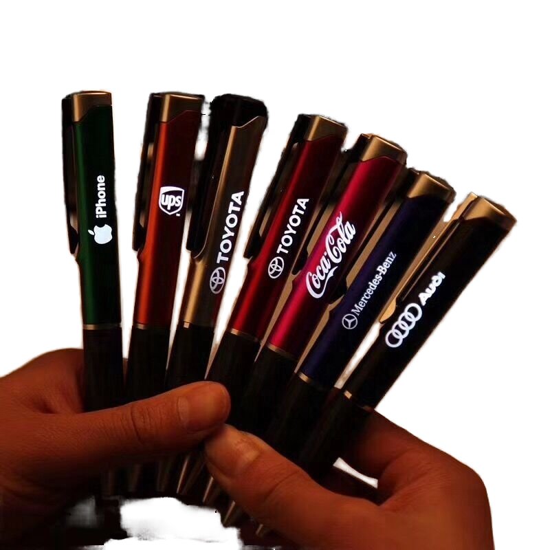 High Quality Promotional Gift LED Light Up Touch Screen Pen Custom Laser Logo Stylus Ballpoint Pen