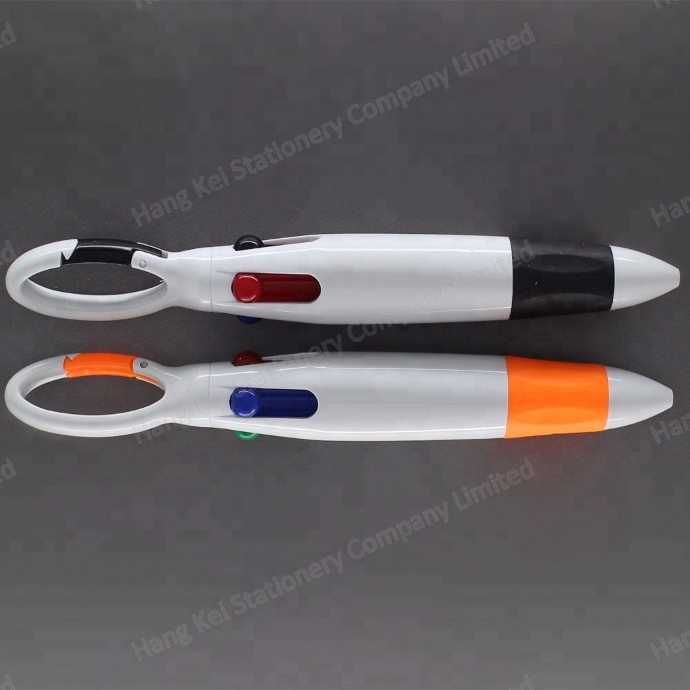 Promotional factory price coil desk counter ball point pen with spiral string