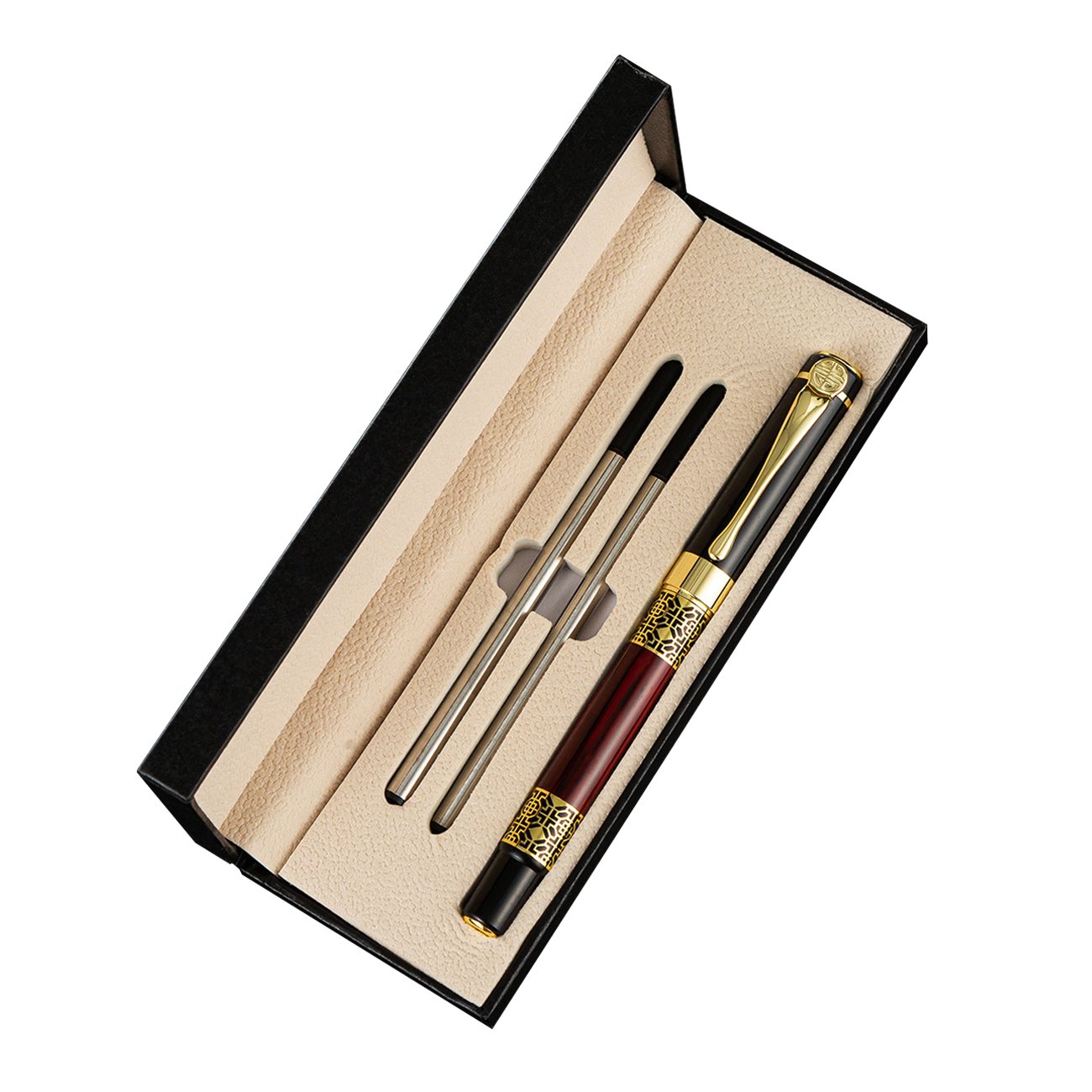 Luxury Business Metal Pen Refill With Packing Box Gift Set For Men Women Professional Executive Office Elegant Fancy Gift Box