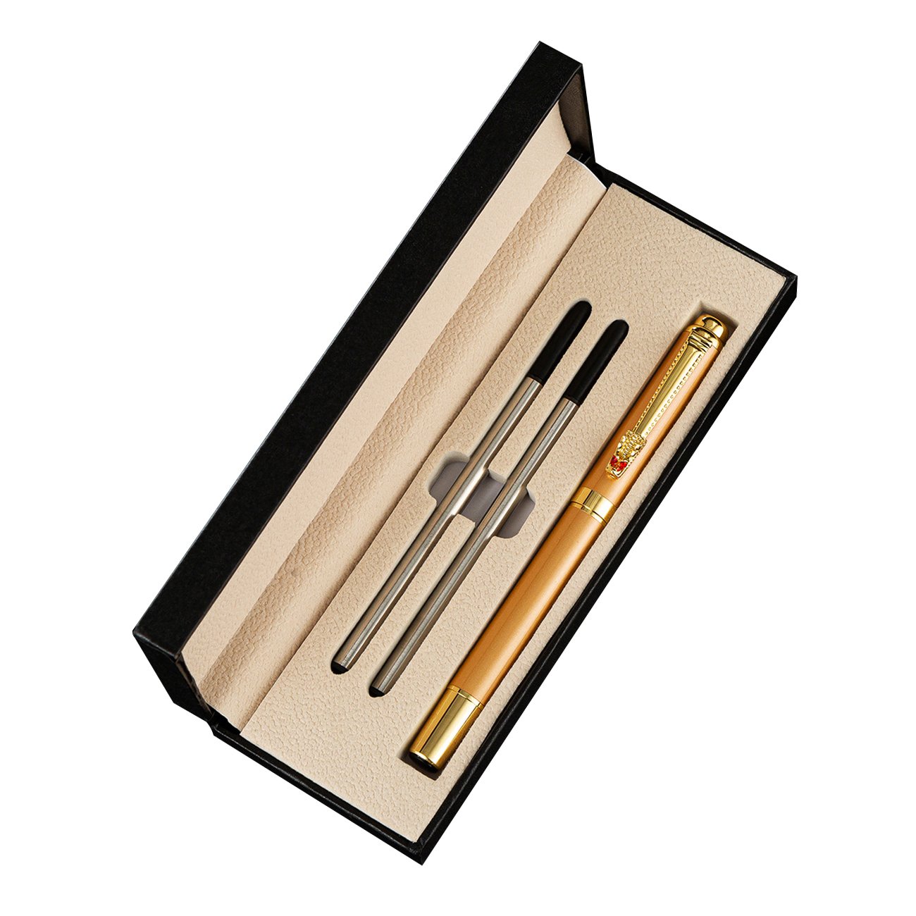 Luxury Business Metal Pen Refill With Packing Box Gift Set For Men Women Professional Executive Office Elegant Fancy Gift Box