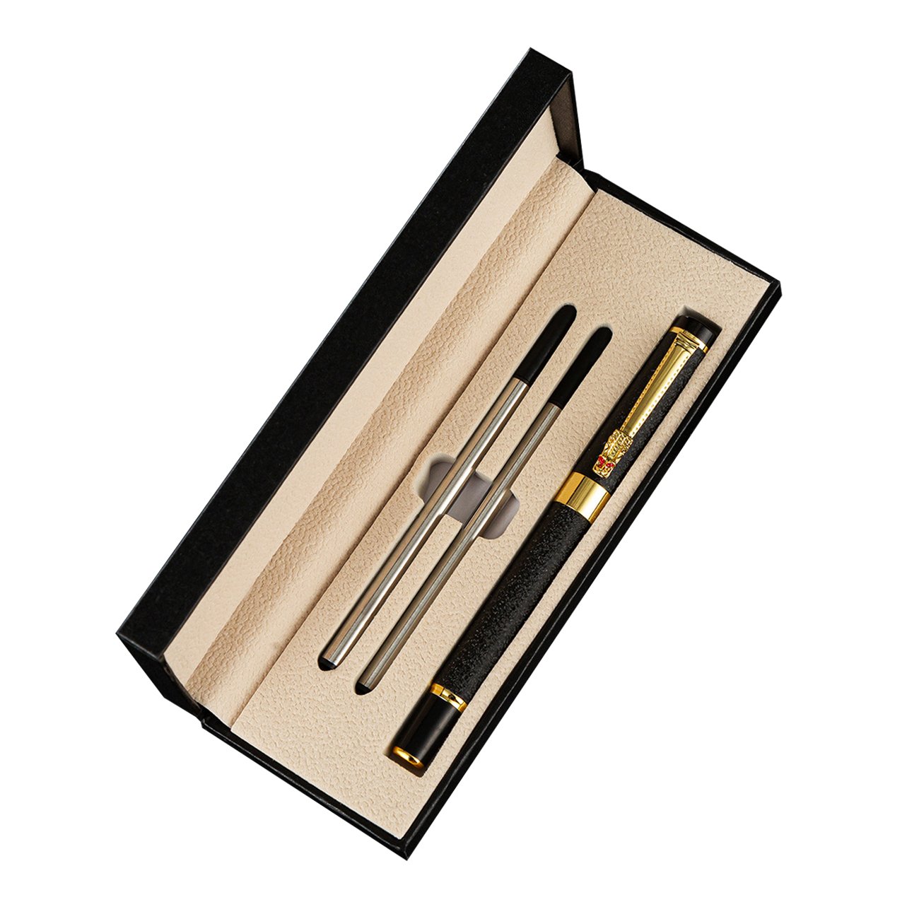 Luxury Business Metal Pen Refill With Packing Box Gift Set For Men Women Professional Executive Office Elegant Fancy Gift Box