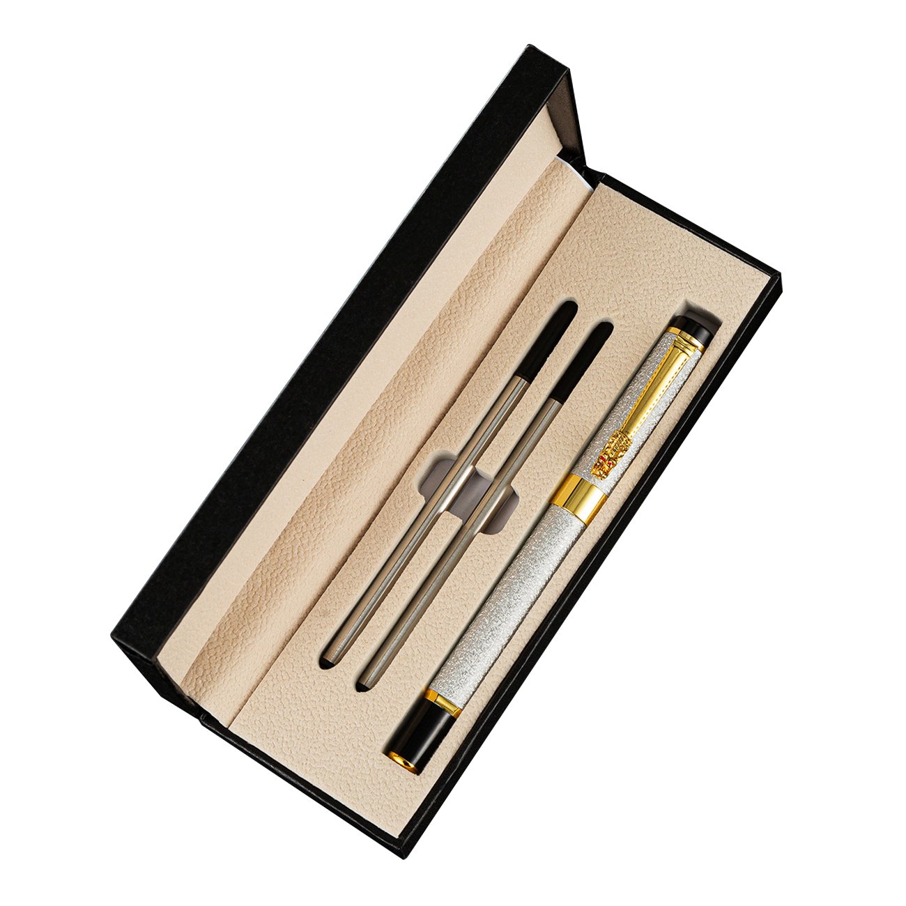 Luxury Business Metal Pen Refill With Packing Box Gift Set For Men Women Professional Executive Office Elegant Fancy Gift Box