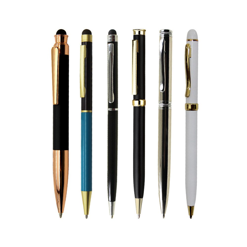 Promotional Metal Pen Customized Logo Luxury Ballpoint Pen Office Supplies Advertising Roller Ball Pen