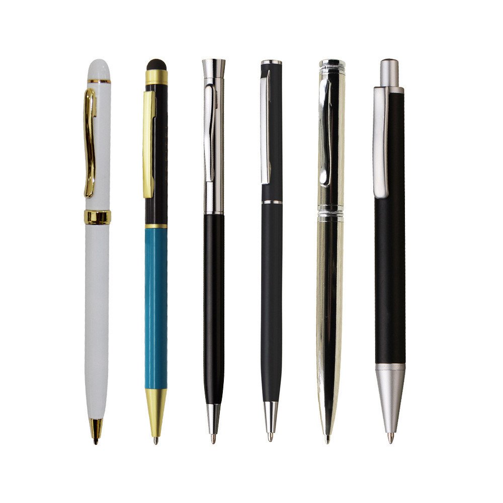Promotional Metal Pen Customized Logo Luxury Ballpoint Pen Office Supplies Advertising Roller Ball Pen