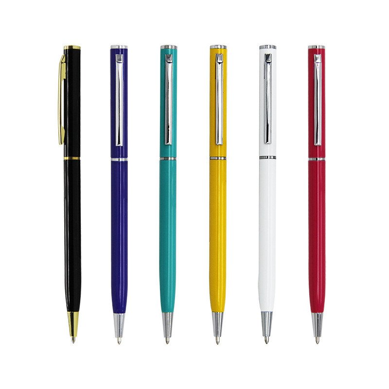 Promotional Metal Pen Customized Logo Luxury Ballpoint Pen Office Supplies Advertising Roller Ball Pen