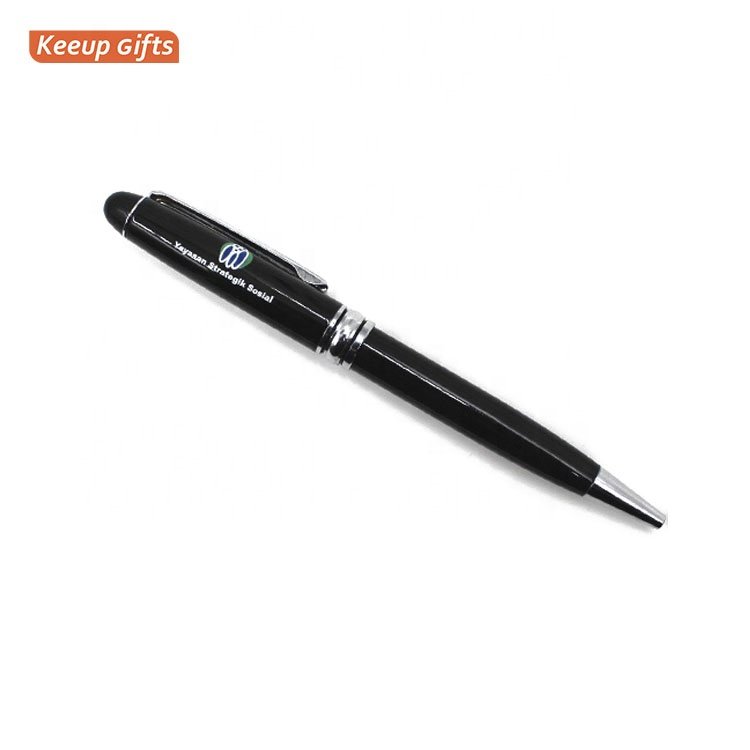 China Eco friend Gift advertising ballpoint twist metal promotional executive personalized branded pens with custom logo