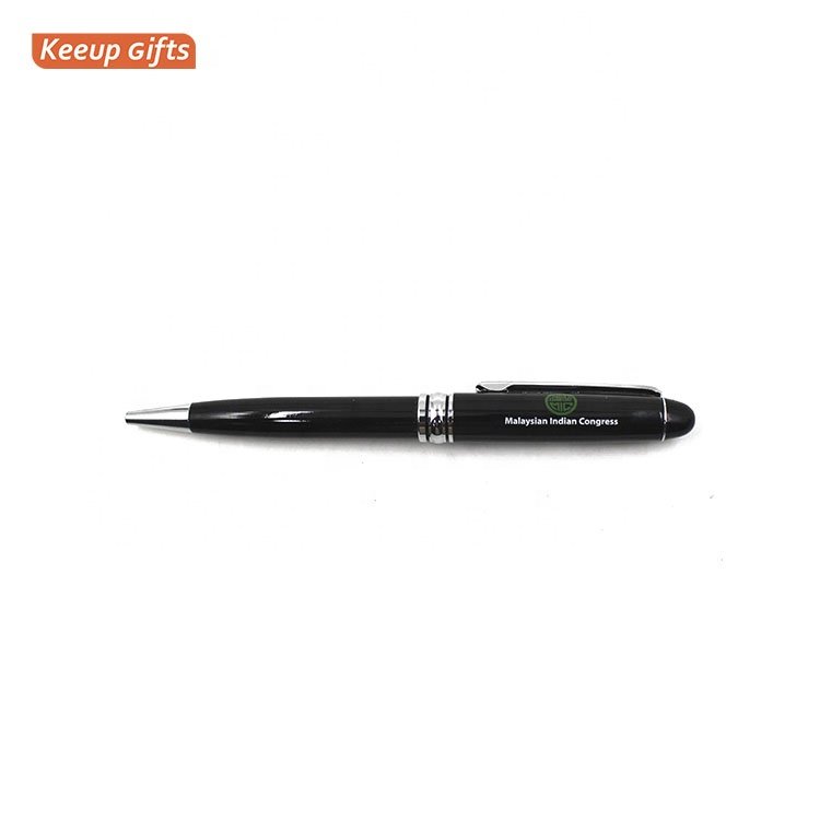 China Eco friend Gift advertising ballpoint twist metal promotional executive personalized branded pens with custom logo
