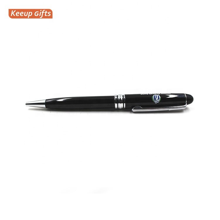 China Eco friend Gift advertising ballpoint twist metal promotional executive personalized branded pens with custom logo