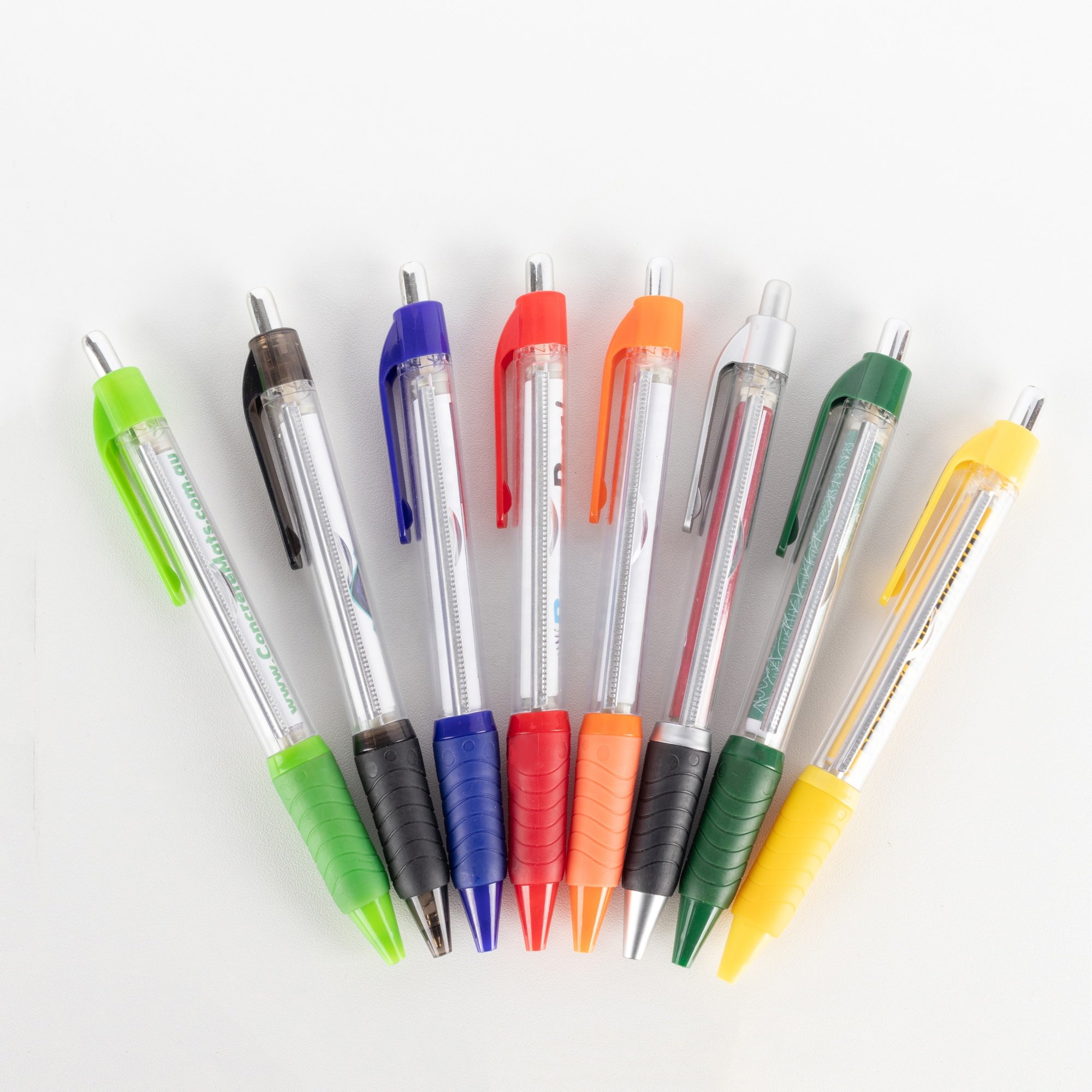 MEGA 2024 Factory Direct Sale Promotional Advertising Recycled Paper Roll Ballpoint Pen with Banner Flag Pen