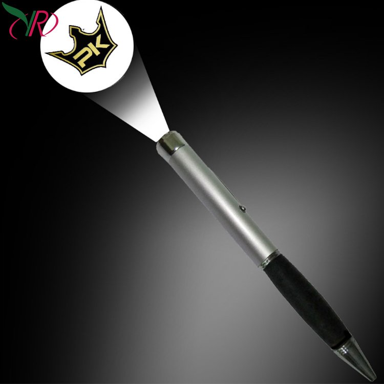 New Product Novelty Custom Logo Advertising Projection Ball Pen Led Flashing Pen Promotional Ballpoint Pen Projector Mini