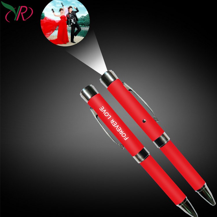 New Product Novelty Custom Logo Advertising Projection Ball Pen Led Flashing Pen Promotional Ballpoint Pen Projector Mini