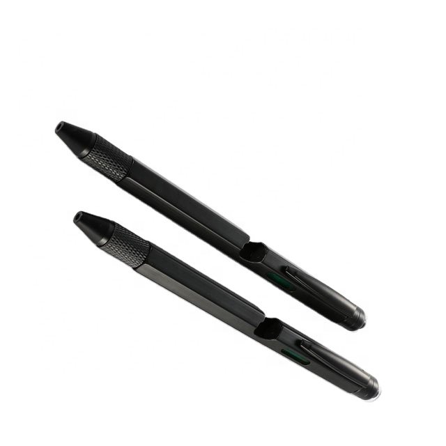 Ballpoint Pen Tool Multi-functional 9-in-1 Metal Black Gift Pen CE Promotional Pen